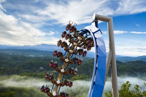 Wild Eagle: America's First Wing Coaster at Dollywood in Pigeon Forge, Tennessee. (Steven Bridges)