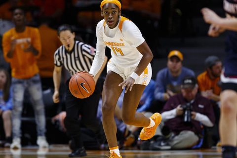 Tennessee Women's Basketball freshman Zaay Green scored 14 points Thursday night against Alabama. (UT Athletics)