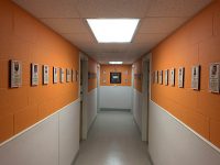 Photos of fallen signal soldiers line the halls of Company C, 21st Brigade Engineer Battalion, 3rd Brigade Combat Team, 101st Airborne Division (Air Assault).