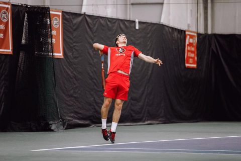 Austin Peay Men's Tennis gets 6-1 win over Cumberland at the Governors Tennis Center, Tuesday. (APSU Sports Information) Austin Peay Men's Tennis gets 6-1 win over Cumberland at the Governors Tennis Center, Tuesday. (APSU Sports Information)