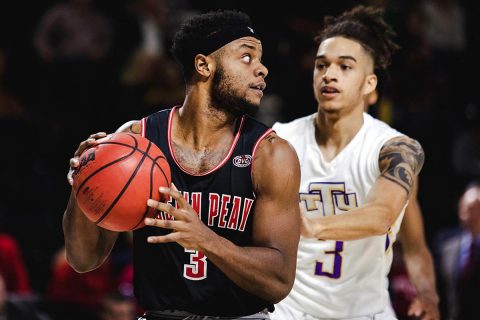 Austin Peay Men's Basketball looks to remain atop the OVC when it hosts SIU Edwardsville at the Dunn Center, Thursday night. (APSU Sports Information)