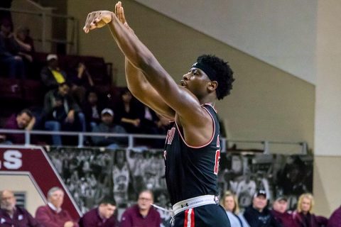 Austin Peay Men's Basketball sophomore Terry Taylor scored 37 points in loss to Eastern Kentucky Thursday night. (APSU Sports Information)