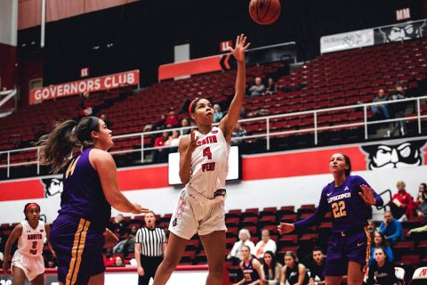 Austin Peay Women's Basketball plays Murray State for the Heritage Bank Battle of the Border at the Dunn Center, Saturday. (APSU Sports Information)