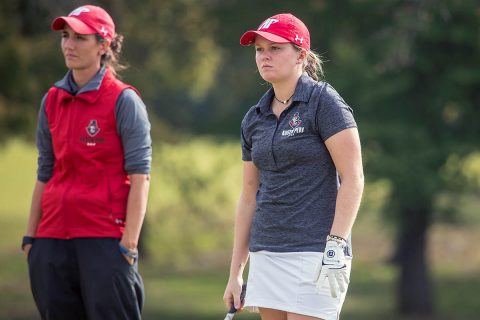 Austin Peay Women's Golf beats Lipscomb by five strokes Saturday at Temple Hills Country Club. (APSU Sports Information)