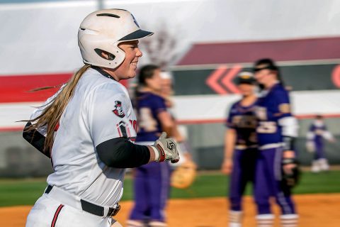 Austin Peay Softball junior Danielle Liermann had four hits and 3 RBIs for the Govs Saturday. (APSU Sports Information)