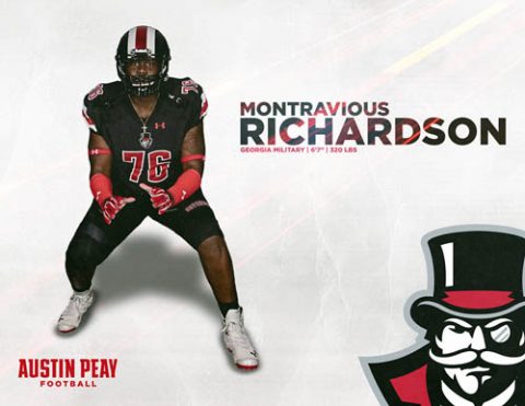 APSU Football signs Montravious Richardson