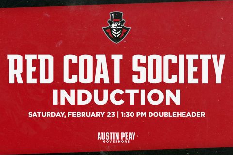 Joe Maynard, Cathi Maynard, and Ron Morton to be inducted into the Austin Peay Governors Red Coat Society Saturday afternoon at basketball double header. (APSU Sports Information)