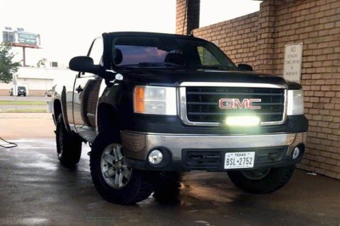The Black 2009 GMC Sierra in this photo is one of five vehicles stolen recently. The Black 2009 GMC Sierra in this photo is one of five vehicles stolen recently.