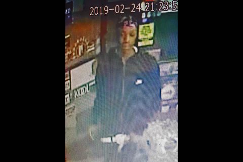 Clarksville Police are trying to identify the person in this photo in connection to a stolen vehicle.