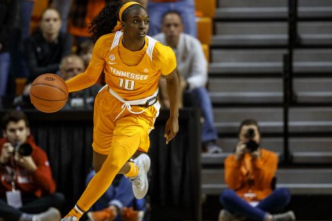 Tennessee Women's Basketball senior Meme Jackson had 17 points in win over Vanderbilt, Sunday. (UT Athletics)