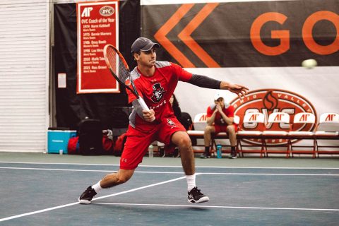 Austin Peay Men's Tennis defeats Martin Methodist at the Governors Tennis Center 7-0, Friday. (APSU Sports Information)