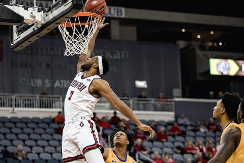 Austin Peay Men's Basketball senior Chris Porter-Bunton scored 27 points in win over Morehead State Thursday. Porter-Bunton reaches 1,000 career points mark. (APSU Sports Information)