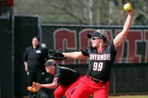 Austin Peay Softball loses to Dayton 8-7 then later beats Miami 4-1 Friday at Miami Invitational. (APSU Sports Information) Austin Peay Softball loses to Dayton 8-7 then later beats Miami 4-1 Friday at Miami Invitational. (APSU Sports Information)