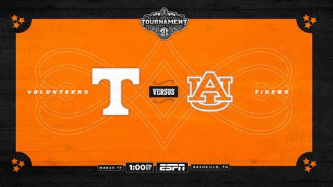 Tennessee Men's Basketball plays Auburn Saturday in the SEC Tournament Championship game. (UT Athletics)