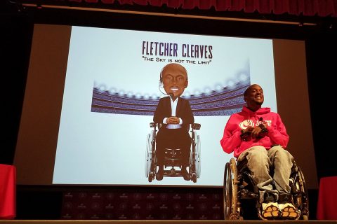 Fletcher Cleaves at the Spring Break Distracted Driving IMPACT Panel. Fletcher Cleaves at the Spring Break Distracted Driving IMPACT Panel.