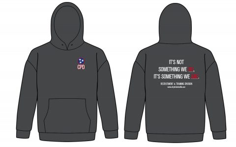 Clarksville Police Department’s Professional Integrity Unit Sweatshirt Designed by Rossview High School Students