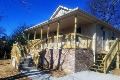 This is a Clarksville neighborhood home that was rebuilt in 2018 by the Clarksville's Office of Community and Economic Development using federal Community Development Block Grants and HOME Investment Partnership Funds. The office has contracted to renovate or rebuild five more homes this spring under these programs.