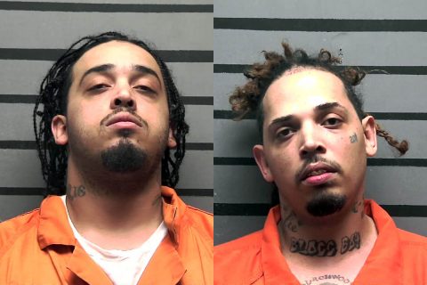 (L) Jordan Hairston and (R) Jeffrey Hairston have been arrested in Madisonville Kentucky and are awaiting extraditon to Clarksville.