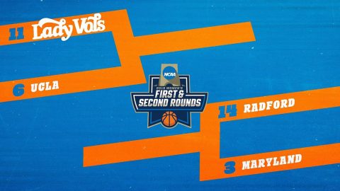 #11 seed Tennessee Women's Basketball faces #6 seed UCLA in the NCAA Tournament, Saturday. (UT Athletics)