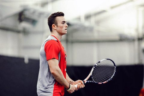 Austin Peay Men's Tennis falls 5-2 to Belmont at home, Saturday. (APSU Sports Information)