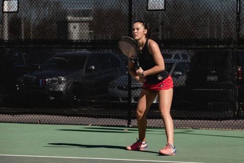 Austin Peay Women's Tennis gets 6-1 win at home over UT Martin, Saturday. (APSU Sports Information)