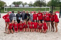 The Austin Peay Beach Volleyball team ready for ASUN Tournament. (APSU Sports Information)