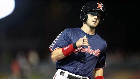 Round Rock Completes Comeback with Four Runs in the Eighth to beat the Nashville Sounds. (Nashville Sounds)