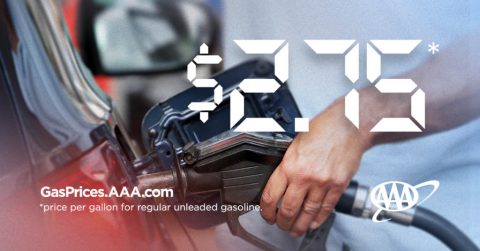 AAA Forecasts Spring National Gas Price Average to Reach $2.75. (AAA) AAA Forecasts Spring National Gas Price Average to Reach $2.75. (AAA)