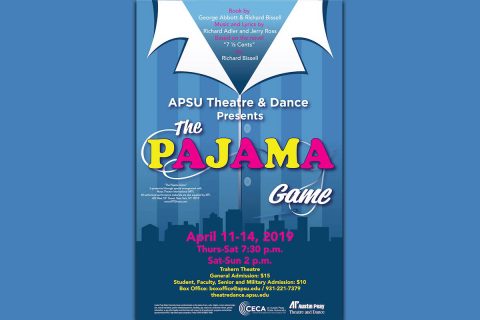 Austin Peay Department of Theatre and Dance will present “The Pajama Game,” April 11th-14th