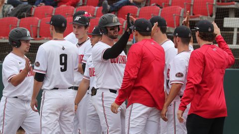 Austin Peay Baseball first baseball Parker Phillips' 20th home run of the season puts him just outside OVC Top 10 list for single season home runs. (APSU Sports Information)