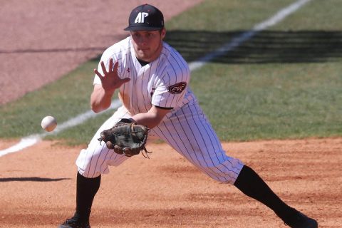 Austin Peay Baseball loses to Morehead State 8-4 Saturday at the OVC Tournament. (Robert Smith, APSU Sports Information)