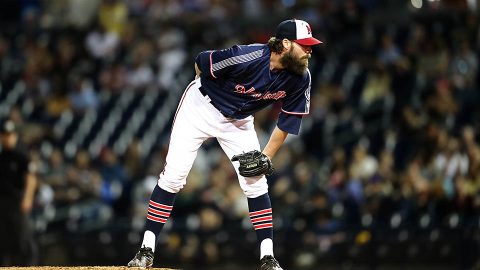 Nashville Sounds pitcher Tim Dillard now Six Strikeouts Away from Tying Franchise Mark. (Nashville Sounds)