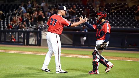 Nashville Sounds beat Memphis Redbirds Monday night to get Series Split. (Nashville Sounds)