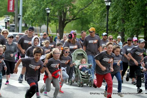 Hundreds came out to Austin Peay State University for the annual Queen City Road Race, Saturday, April 27th, 2019.