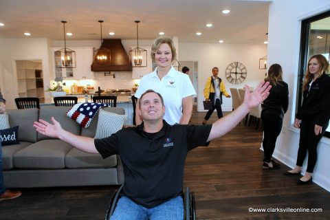 The Gary Sinise Foundation presented a specially adapted smart home to US Army CW5 Gary Linfoot (Ret.) and his wife Mari, in a ceremony Friday, May 10th, 2019. The Gary Sinise Foundation presented a specially adapted smart home to US Army CW5 Gary Linfoot (Ret.) and his wife Mari, in a ceremony Friday, May 10th, 2019.