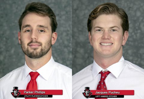 2018-19 APSU Baseball - Parker Phillips and Jacques Pucheu