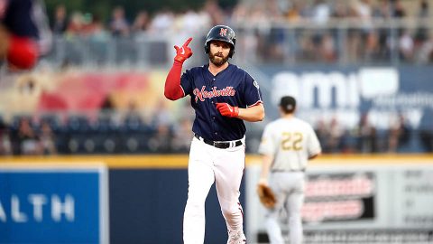 Nashville Sounds deliver Four Home Runs to Take Five-Game Series against New Orleans Baby Cakes. (Nashville Sounds)