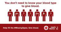 American Red Cross – Missing Types