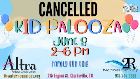 Kid Palooza at Downtown Commons cancelled