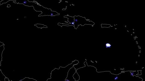 This image shows the flash of an asteroid impacting Earth's atmosphere over the Caribbean Sea on June 22nd, 2019. It was captured by the Geostationary Lightning Mapper instrument aboard GOES-16, an Earth-monitoring satellite operated by NOAA and NASA. (CIRA/CSU, RAMMB/NOAA/NASA) This image shows the flash of an asteroid impacting Earth's atmosphere over the Caribbean Sea on June 22nd, 2019. It was captured by the Geostationary Lightning Mapper instrument aboard GOES-16, an Earth-monitoring satellite operated by NOAA and NASA. (CIRA/CSU, RAMMB/NOAA/NASA)