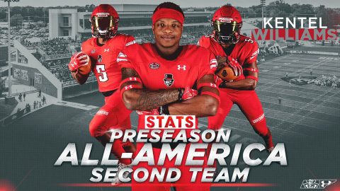 Austin Peay Football running back Kentel Willams named STATS FCS Preseason Second-Team All-America. (APSU Sports Information)