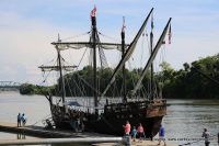 Christopher Columbus' ships the Niña and Pinta