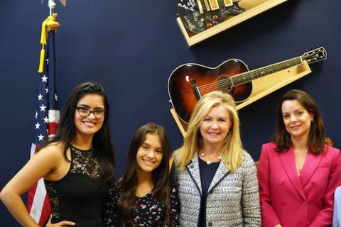 Kim Williams-Paisley and Rita Angel Taylor with Marsha Blackburn.