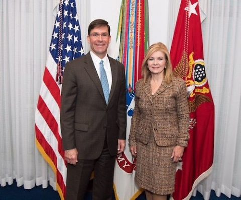 Glad to have Secretary Esper at the helm of the Defense Department.