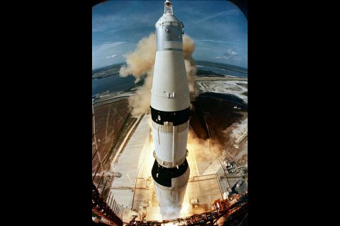 Liftoff of Apollo 11.