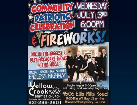 Yellow Creek Baptist Church 2019 Patriotic Celebration and Fireworks event