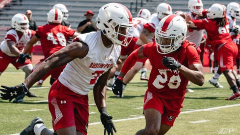 Austin Peay Football continues preparing for 2019 season with Saturday practice. (APSU Sports Information)