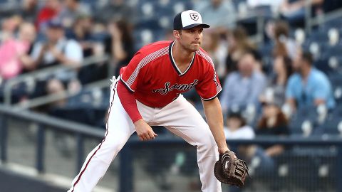 Nashville Sounds Five-Run First Inning Sets Tone for Win against Omaha Storm Chasers. (Nashville Sounds)