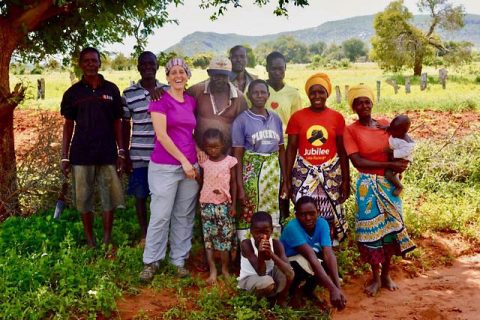 Lynn Von Hagen is developing community workshops to increase livelihood stability and reduce human-elephant conflict. (APSU)