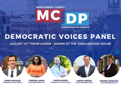 Democratic Voices Panel at Tanglewood House August 15th.